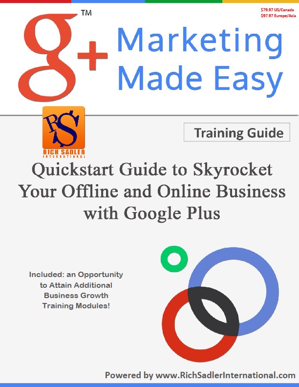 Google Plus for Business RSI Marketing & Business Strategist